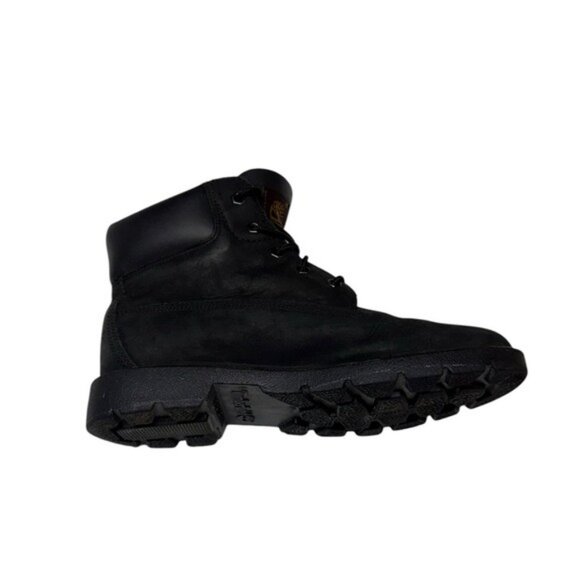 Timberland Women 6 Inch Classic Boots Size 6 Black Leather Tain Water Re… - Picture 7 of 11